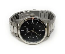 Relógio masculino Hugo Boss 343.1.14.3153 quartzo mostrador preto prata aço P 44mm comprar usado  Enviando para Brazil
