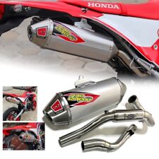 FULL SILVER EXHAUST MUFFLER PIPE FIT HONDA CRF250L CRF 250 L M RALLY 2012-2024 for sale  Shipping to South Africa
