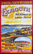 Used, 386 Vintage Railway Art  -  Exmouth   for sale  YORK