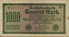 4481 reichsbanknote 1000 gebraucht kaufen  Deutschland