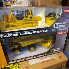 Bulldozer Kyosho Komatsu maquinaria de construcción D575A-3 Hd785-7 volteo 2 juegos segunda mano  Embacar hacia Mexico