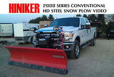snow plow  Hiniker: Best 7.5' Commercial conventional 2 year wty 3/4 ton & up for sale  Sycamore