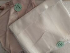Lote de 3 tecidos de poliéster branco e rosa como microfibra branca Dupioni comprar usado  Enviando para Brazil