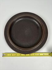 Used, Arabia of Finland Ruska- Light & Dark Brown- 10" Dinner Plate for sale  Shipping to South Africa