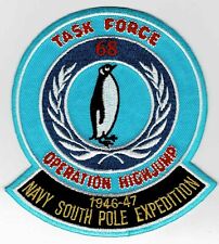 Używany, Operacja Highjump Navy South Pole Expedition 1946 - 47 naszywka na sprzedaż  Wysyłka do Poland