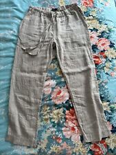 Used, Black Ficus Mens Linen Pants Beige (not colored) Size Medium for sale  Shipping to South Africa