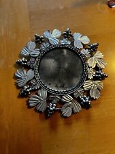 silver round mirror for sale  Saginaw