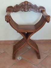 Vintage sedia savonarola usato  Senigallia
