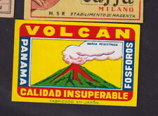 Ancienne   étiquette Allumettes  Japon BN137775 Volcan Panama  segunda mano  Embacar hacia Argentina