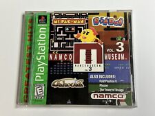 Museu Namco Vol. 3 (Sony PlayStation 1, 1996) PS1 completo na caixa Ms. Pac-Man, usado comprar usado  Enviando para Brazil
