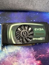 Used, EVGA NVIDIA GEFORCE GTX 550 TI 1GB GDDR5 VIDEO GRAPHIC CARD for sale  Shipping to South Africa