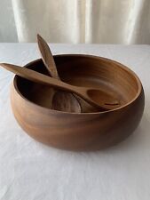 Wooden salad bowl for sale  Harvest