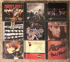 Lote de 9 CDs de Metal/Rock - Poison Rush Quiet Riot Metallica Nugent 3 Portas Mais, usado comprar usado  Enviando para Brazil