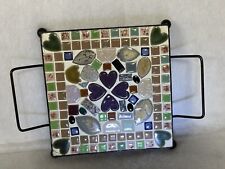 purple plate mosaic art for sale  Parkersburg