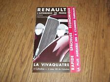 Catalogue renault vivaquatre. d'occasion  Briey