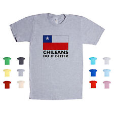 Usado, Camiseta unissex chilena Do It Better Chile engraçada nação bandeira nacionalidade comprar usado  Enviando para Brazil