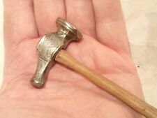 Vtge Planishing Chasing Metal Worker's Jeweler's Silversmith's Repoussé Hammer for sale  Shipping to South Africa