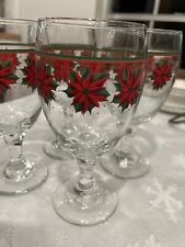 Libbey set poinsettia for sale  Spring