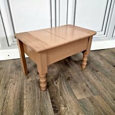 Vintage Small Pine Solid Wooden Side Table - Rustic Hand Made Shabby Upcycle? for sale  Shipping to South Africa