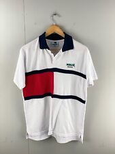 Polo informal de manga corta para hombre Iguazú argentina talla L blanca, usado segunda mano  Embacar hacia Argentina