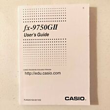 Calculadora Gráfica Casio FX-9750GII Manual User's Guide comprar usado  Enviando para Brazil