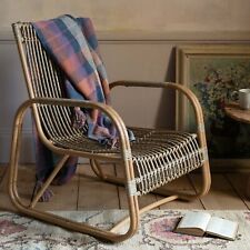 Graham and Green Rattan Curved Chair, used for sale  Shipping to South Africa