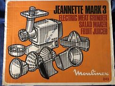 Vintage moulinex jeannette for sale  Shipping to Ireland