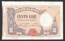 Italia regno banconota usato  Italia
