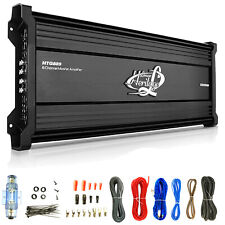 Amplificador de áudio automotivo Lanzar HTG889 8CH 4000W Max MOSFET, kit de fiação calibre 8 comprar usado  Enviando para Brazil