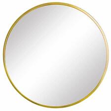 Espelho de parede redondo com moldura de metal Huimei2Y ouro 19,7 polegadas uso em vários quartos novo, usado comprar usado  Enviando para Brazil