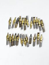 24 Vintage Ross F George & Hunt Speedball Fountain Pens Calligraphy Nibs/ Tips , used for sale  Shipping to South Africa