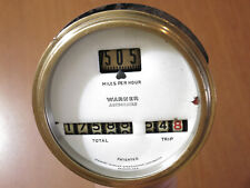 1910's 1920's Porcelain Face Warner Auto-Meter Speedometer Brass Car Antique for sale  Shipping to South Africa
