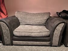 Grey black armchair for sale  OXFORD