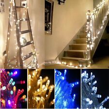Mains Plug in Fairy Lights Flashing Starry Christmas Tree Garden Outdoor Decor for sale  Shipping to South Africa