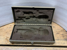 ELECTRO- VOICE  GOLD METAL MICROPHONE CASE /1960'S/VINTAGE/ORIGINAL! MAKE OFFER!, used for sale  Shipping to South Africa