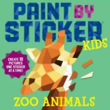 Pintura por adesivo crianças: animais de zoológico: crie 10 fotos um adesivo de cada vez!, usado comprar usado  Enviando para Brazil