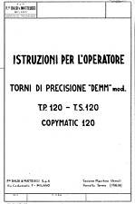Tornio demm tp120 usato  Bergamo
