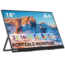 Monitor portátil, 18"" 2K QHD 100% DCI-P3 monitor portátil grande para laptop 2... comprar usado  Enviando para Brazil