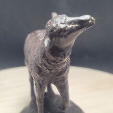 Estatueta de ovelha vintage EUA Petite Choses bronze fundido metal, usado comprar usado  Enviando para Brazil