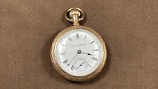 Columbus Watch Co. 18S ? Stem Set G/F Case Pocket Watch  ca 1800s Antique for sale  Shipping to South Africa