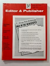 Usado, Revistas vintage - Editora e editora dos EUA 23 de abril de 1960 comprar usado  Enviando para Brazil