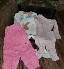 Lote Kit 3-6 meses + Macacão Floral Rosa Pérola Carter's Lhama Calça Dormitório *23 comprar usado  Enviando para Brazil