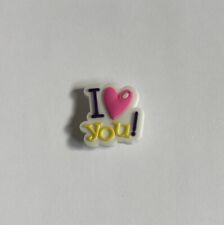 I Love You croc shoe charm | jibbitz | shoes accessories, used for sale  Shipping to South Africa