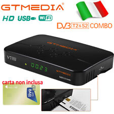 HD Tivusat Decoder Combo DVB-S2+DVB-T2 HEVC SAT E TERRESTRE Ricevitore LCN WIFI usato  Torino