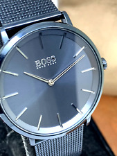 Relógio masculino Hugo Boss 1513827 Skyliner quartzo mostrador azul malha aço inoxidável 40mm comprar usado  Enviando para Brazil