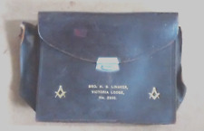 Vintage freemasons leather for sale  LEYLAND