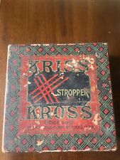 Vintage Kriss Kross Razor Blade Stropper Sharpener w/ Box & Instructions for sale  Fond du Lac
