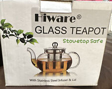 Hiware glass teapot for sale  Shipping to Ireland