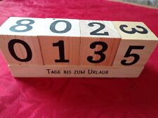Holz countdown würfel gebraucht kaufen  Gladbeck