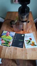 Hurom verticle slow juicer HF- SBG06  grey including manuals & Recipes for sale  Shipping to South Africa